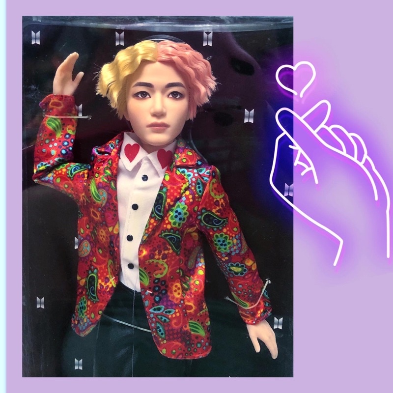 Boneco Bts V Mattel Novo Lacrado Idol Kpop Coreia Importado Shopee