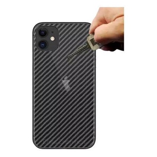 Película Fibra De Carbono Para Celular Traseira Modelo IPHONE 6 7 8