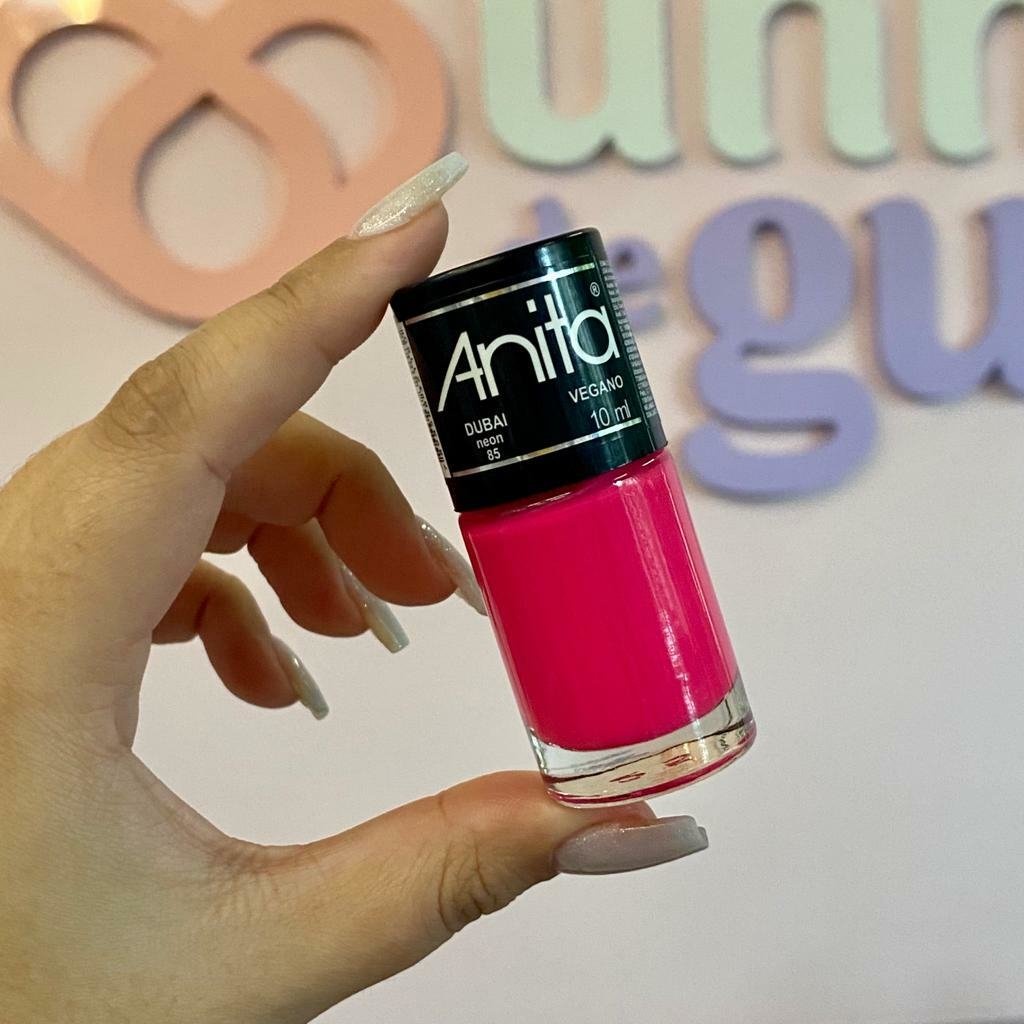 Esmalte Anita Dubai Rosa Shopee Brasil