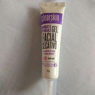 Gel Facial Secativo Combate Espinhas Clearskin Avon Shopee Brasil