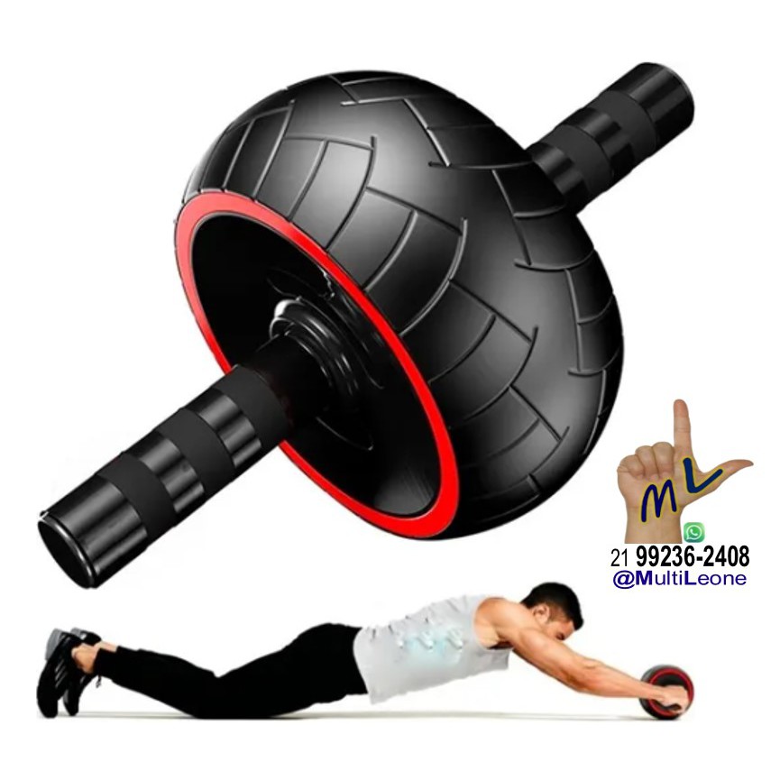 Roda Rolinho De Exerc Cios Treino Abdominal Aparelho Fitness Barriga