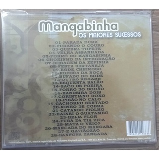 Cd Mangabinha Os Maiores Sucessos Produto Seminovo Shopee Brasil