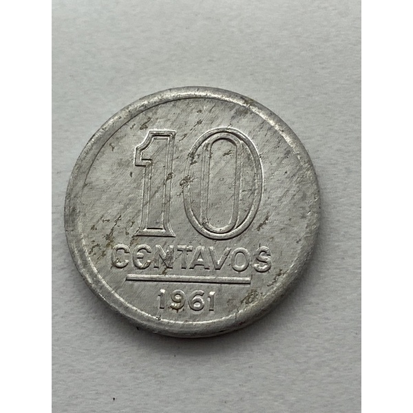 Moeda 10 Centavos 1961 Shopee Brasil