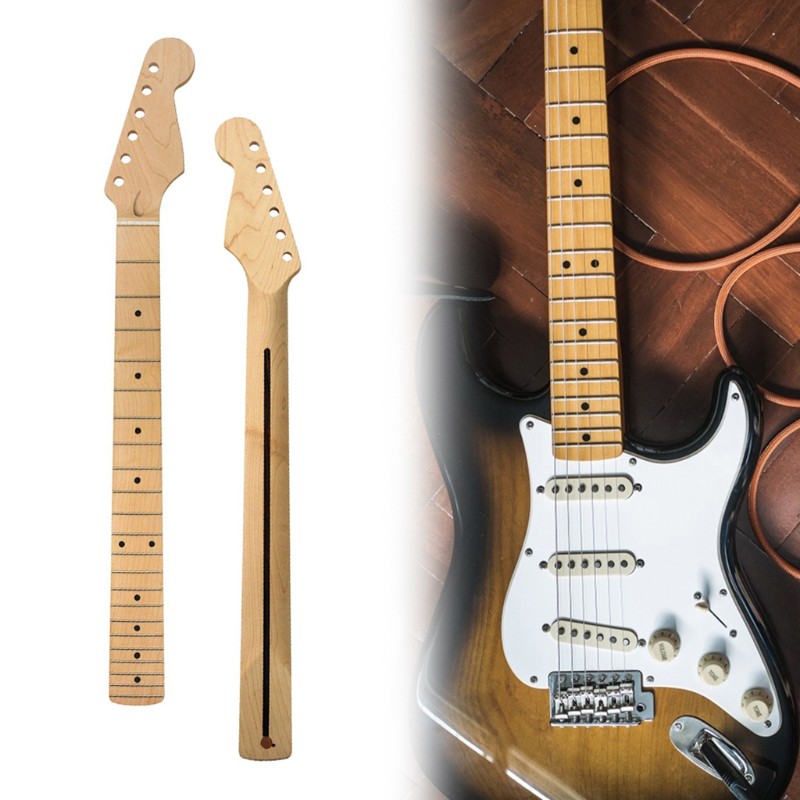 Swe1 22 Frets Palheta Elétrica Para Pescoço De Guitarra Completa Maple Fingerboard Abalone Dots Para S T Strat