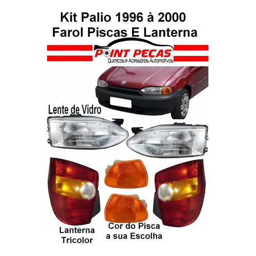 Kit Palio Farol Piscas E Lanterna Shopee Brasil