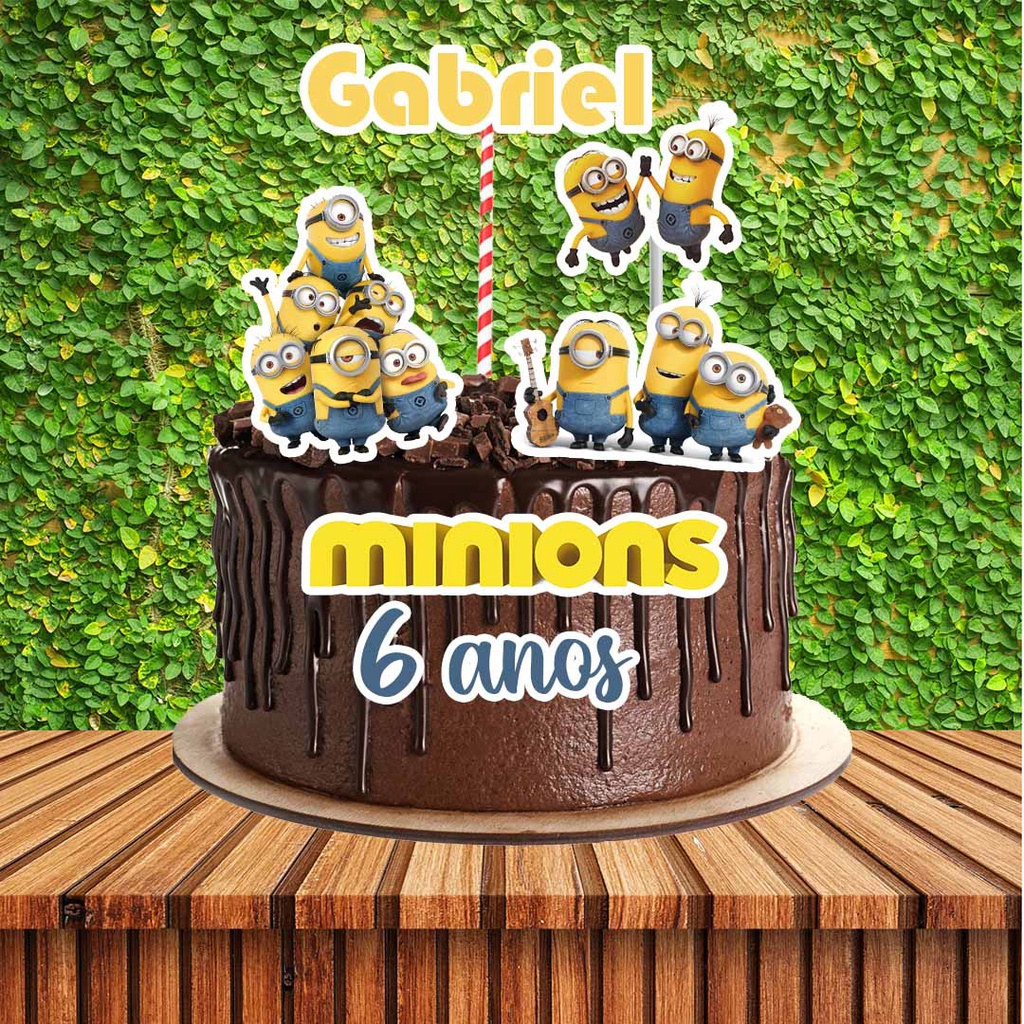 Aprender Sobre 37 Imagem Bolo Personalizado Minions Br Thptnganamst