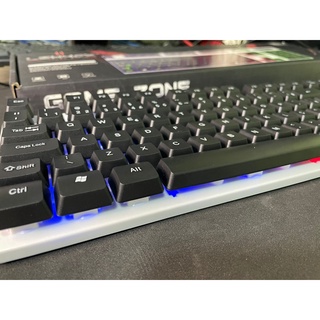 Teclado Gamer Led Rgb Glow Hyper Gt Ley 84 Lehmox Branco Preto Shopee