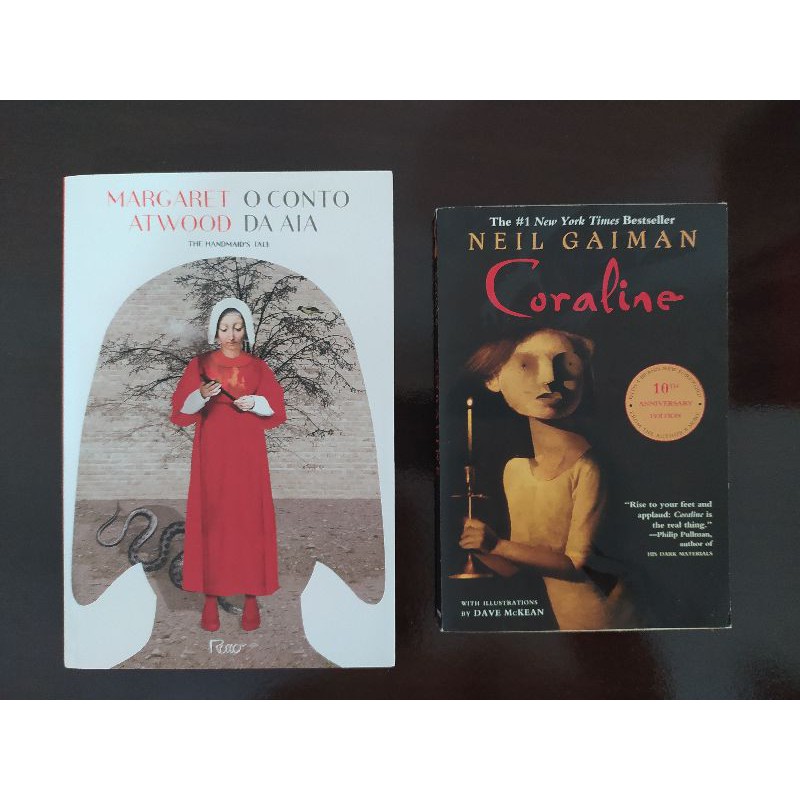 O Conto Da Aia Margaret Atwood Coraline Neil Gaiman Shopee Brasil