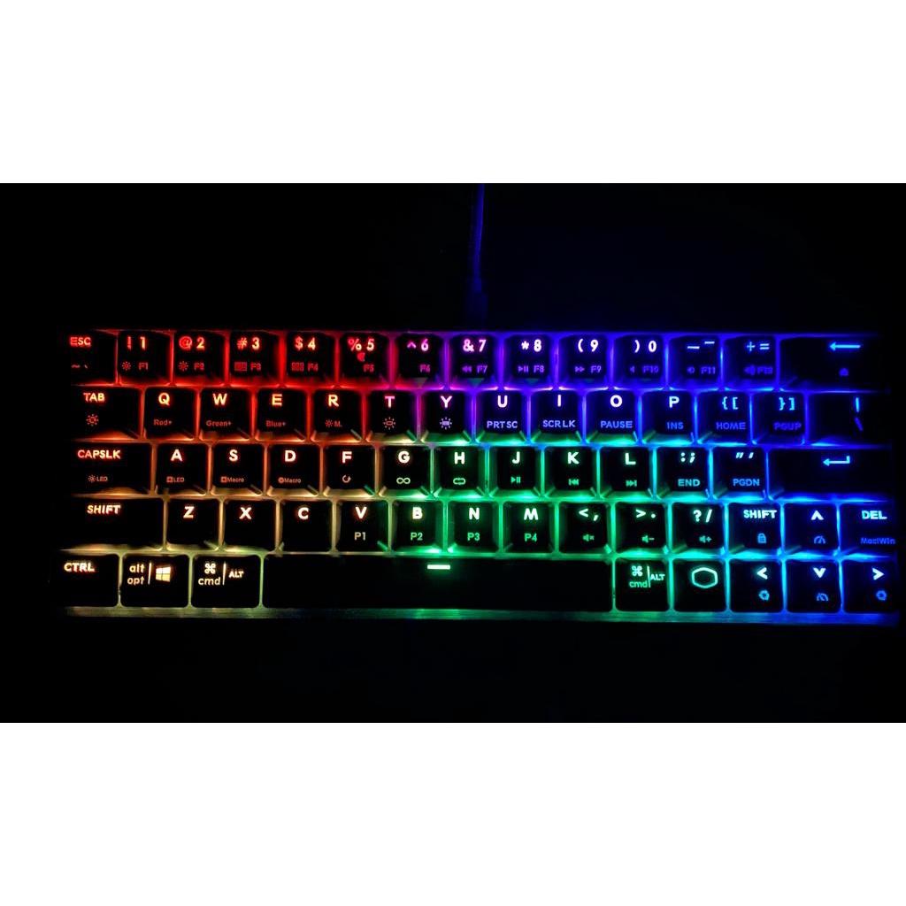 Teclado Gamer Mec Nico Rgb Cooler Master Sk Desconto No Pre O