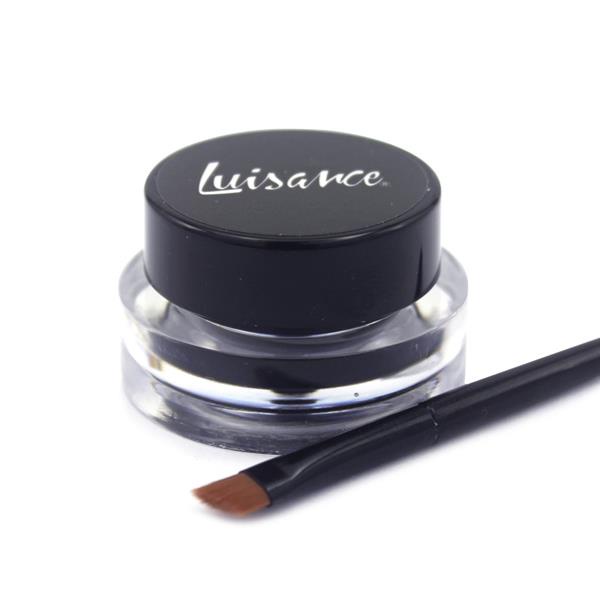 Delineador Em Gel Para Olhos Super Shine Pincel Luisance Preto