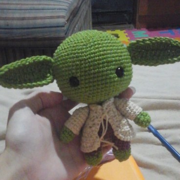 Amigurumi Boneco Baby Yoda Chibi Shopee Brasil