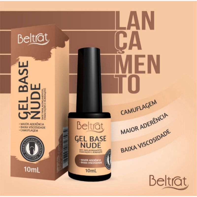 Gel Base Nude Brinde Lan Amento Beltrat Em Frasco Top De Mais Produtos Para Unhas Shopee Brasil