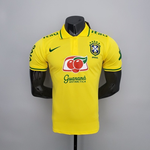 Camisa Gola Polo Brasil Guarana Nikke Copa Copa Shopee Brasil