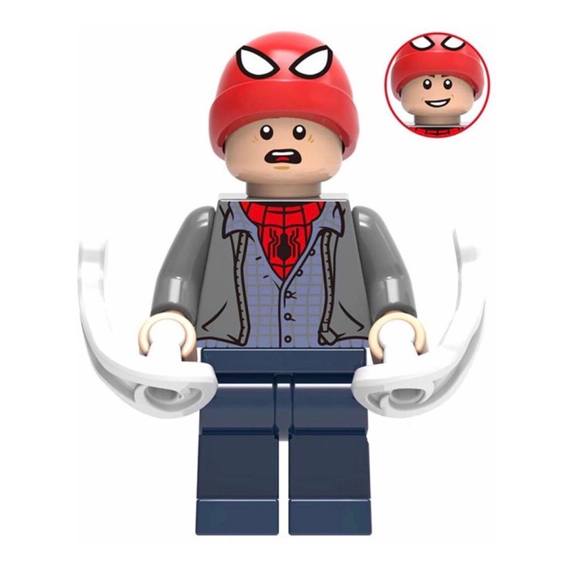 Boneco Blocos De Montar Peter Parker Homem Aranha Shopee Brasil