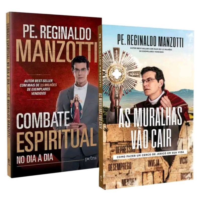 Kit Combate espiritual no dia a dia e As muralhas vão cair livro novo e