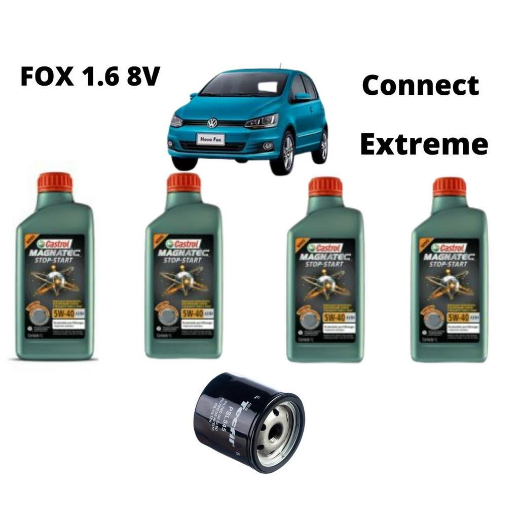 Kit Troca De Oleo Fox V Em Diante Castrol Shopee Brasil