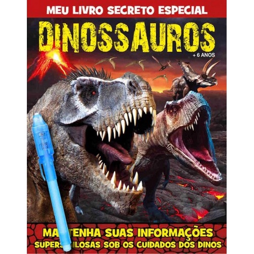 Meu Livro Secreto Especial Dinossauros Shopee Brasil