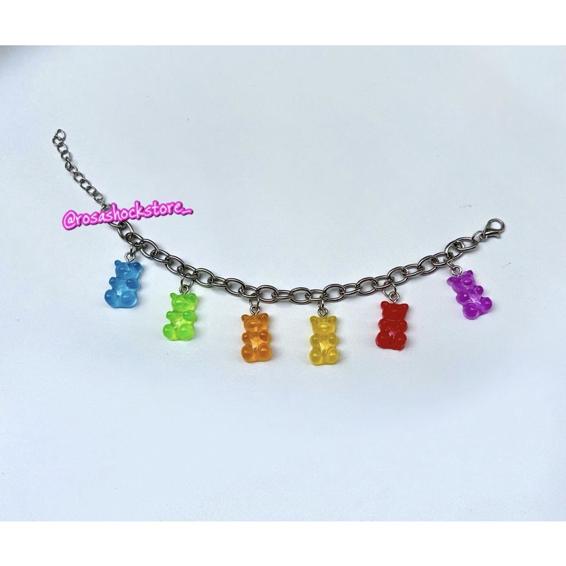 Pulseira De Micangas Coloridas Gummy Bear Shopee Brasil