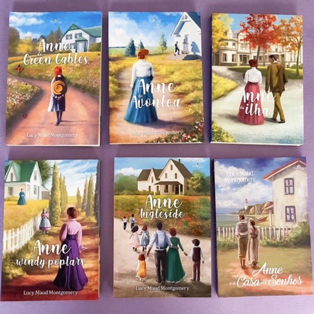 Kit Livros Anne De Green Gables Editora Pedrazul Shopee Brasil