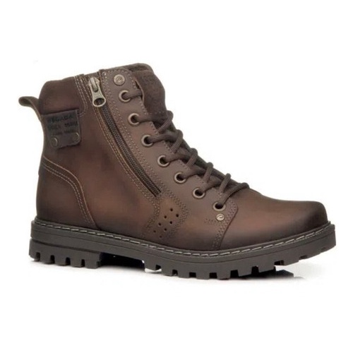 Bota Coturno Pegada Journey 181504 Couro Masculino Marrom Shopee Brasil