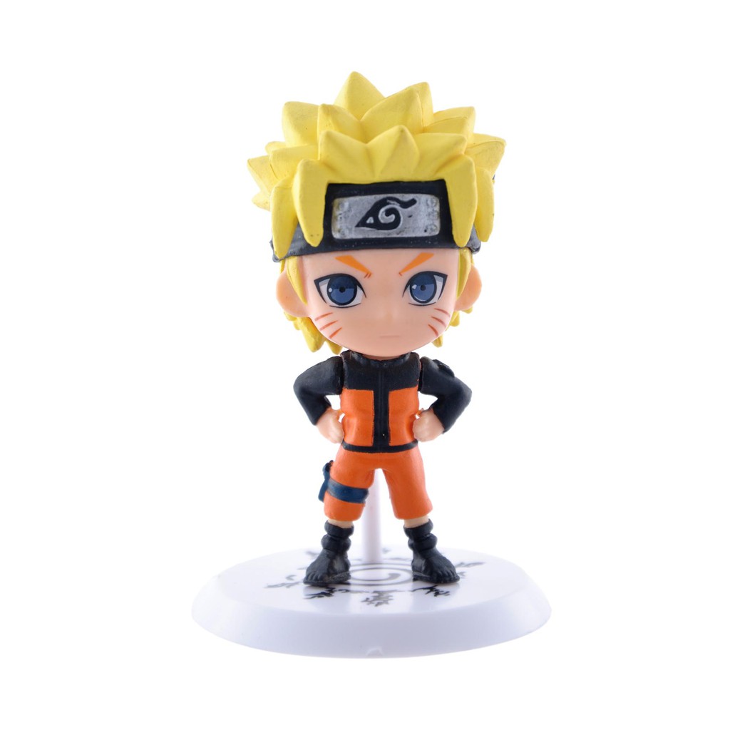 Chibi Naruto Shippuden Versão Action Figure Modelo 7CM PVC Uzumaki