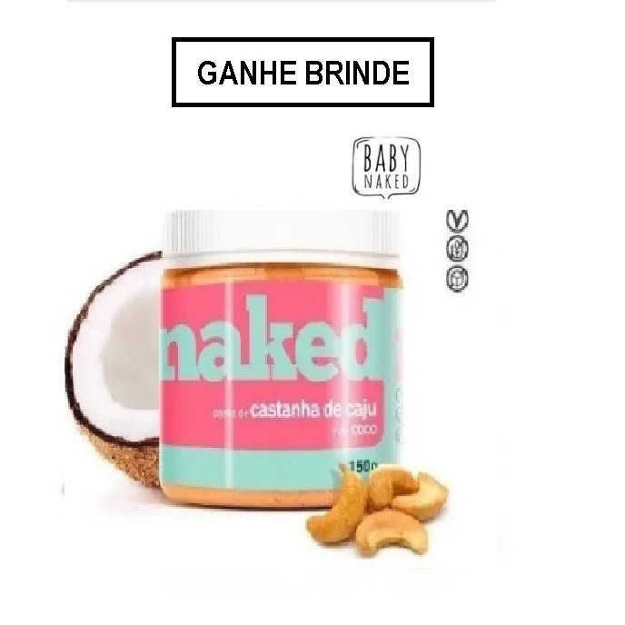 Pasta Naked Nuts De Castanha De Caju Coco G Shopee Brasil