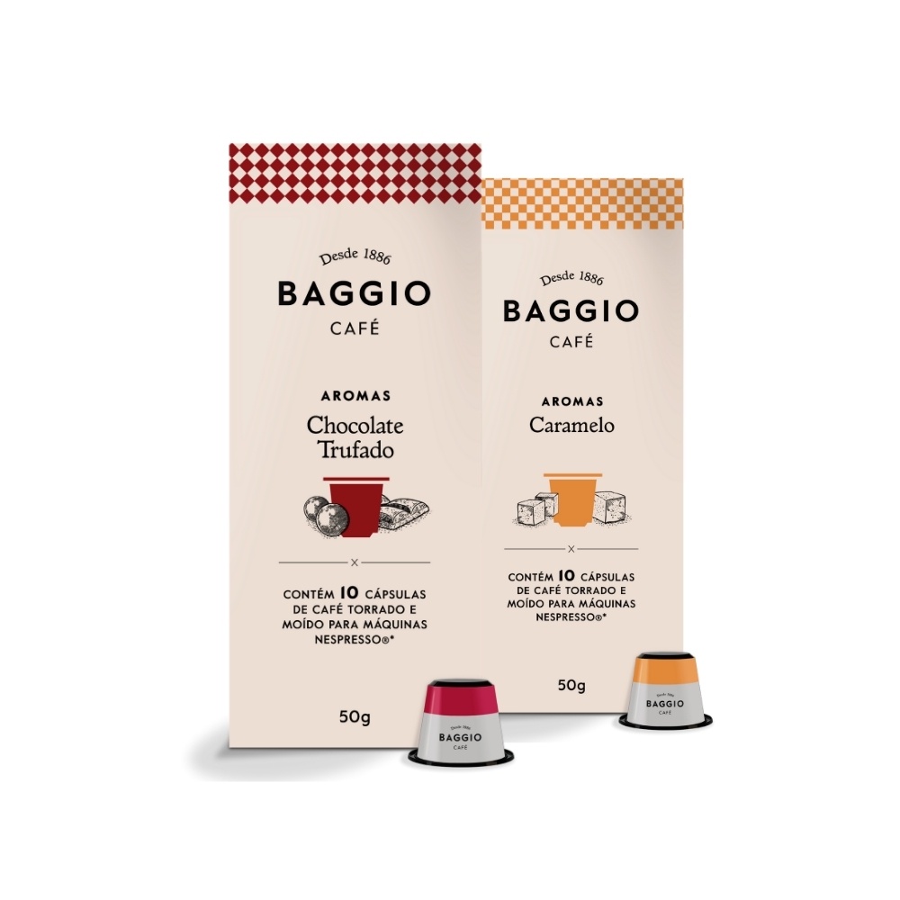 20 Capsulas Para Nespresso Cafe Baggio 2 Caixas Shopee Brasil