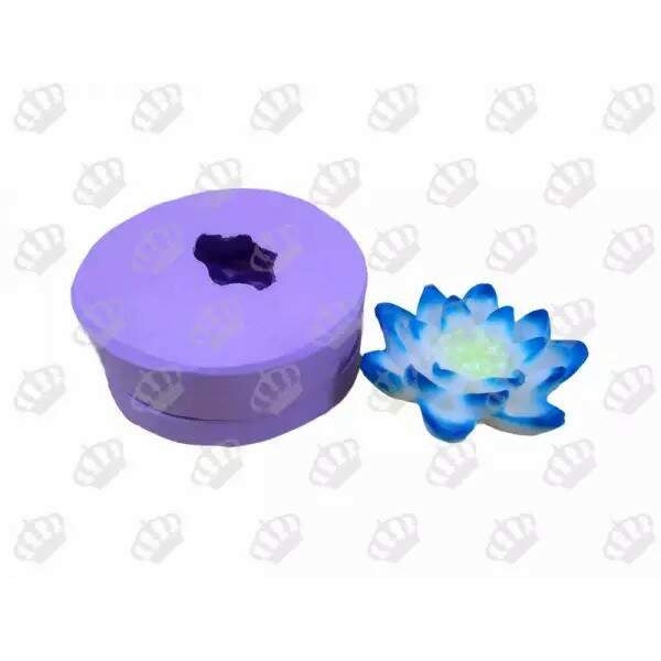 Molde de Silicone Flor de Lotus Bipartida M Ib 444 Desconto no Preço