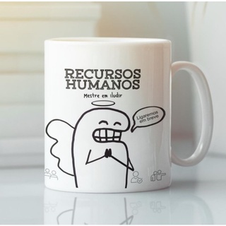 Caneca Profissão Recursos humanos Flork Shopee Brasil