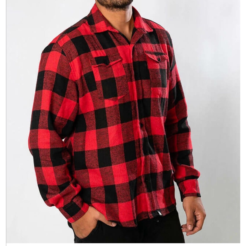 Camisa Flanelada Xadrez Red Nose Masculina Escorrega o Preço