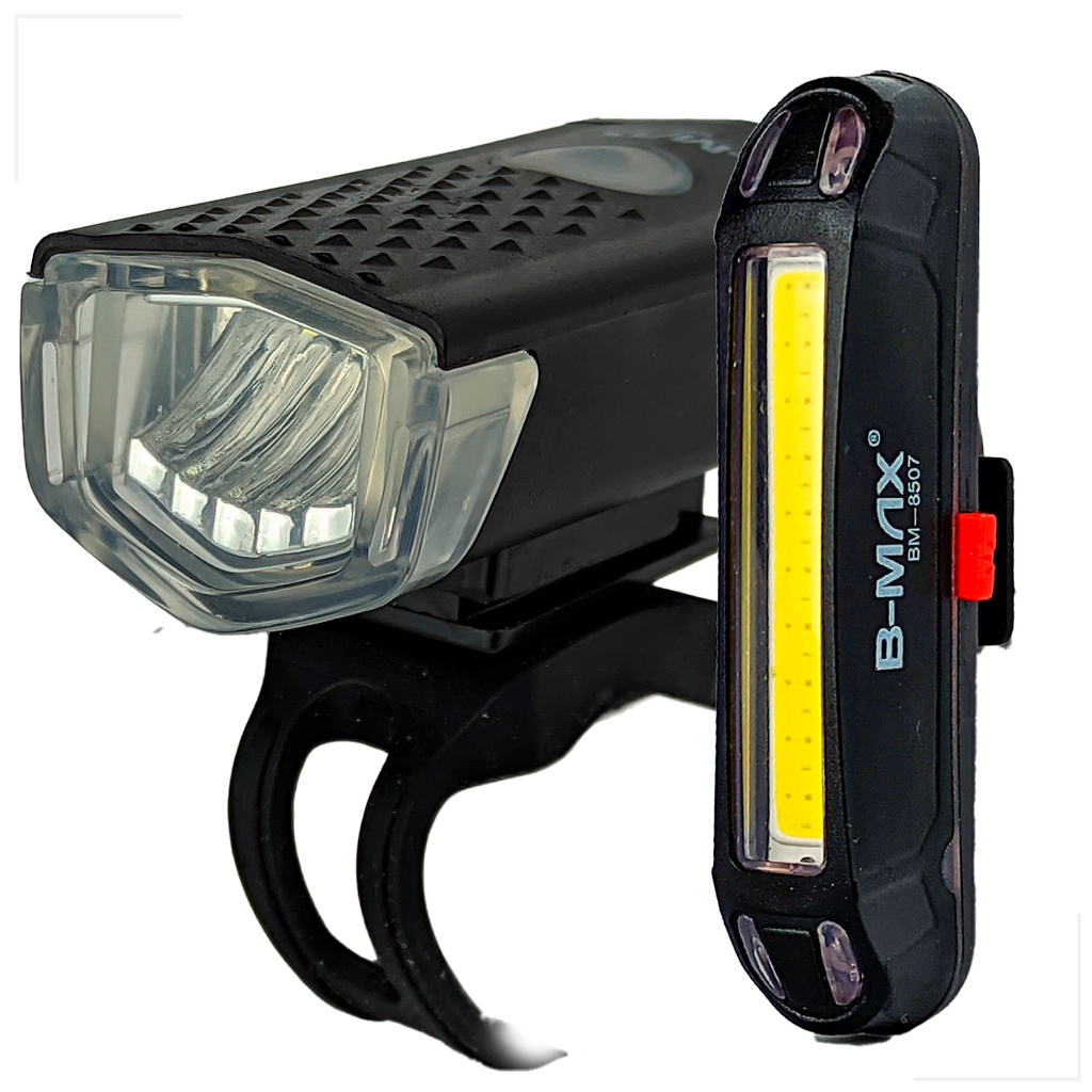 Kit Lanterna E Farol Bicicleta Bike Luz Ultra Led A Prova D Agua