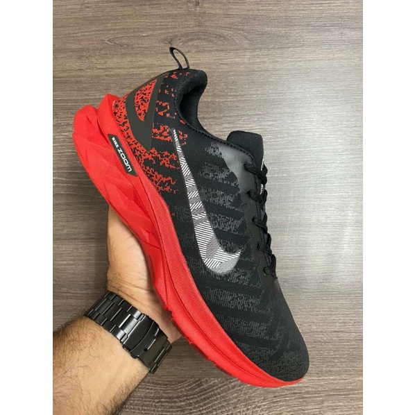 tênis masculino Nike Zoom Pro preto vermelho