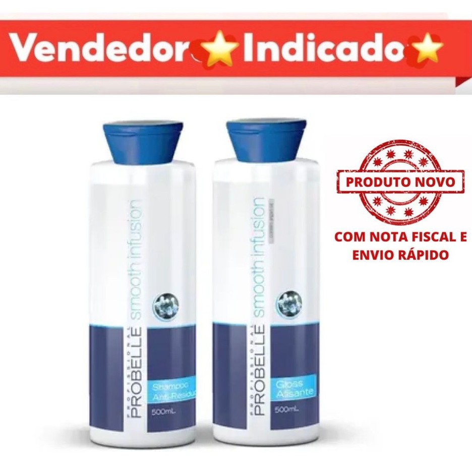 Escova Progressiva Probelle Sem Formol Smooth Infusion 500ml Shopee