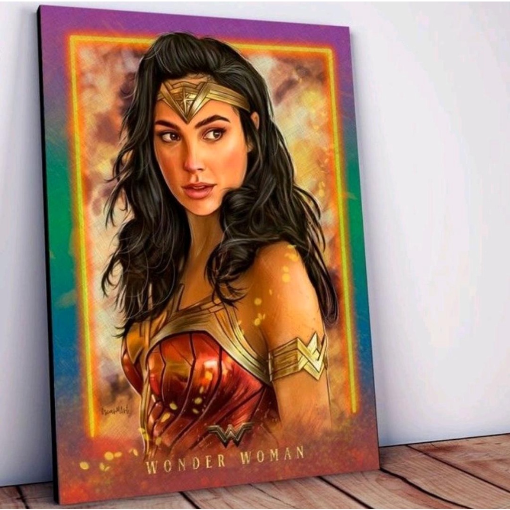 Placa Decorativa Mulher Maravilha Wonder Woman Shopee Brasil