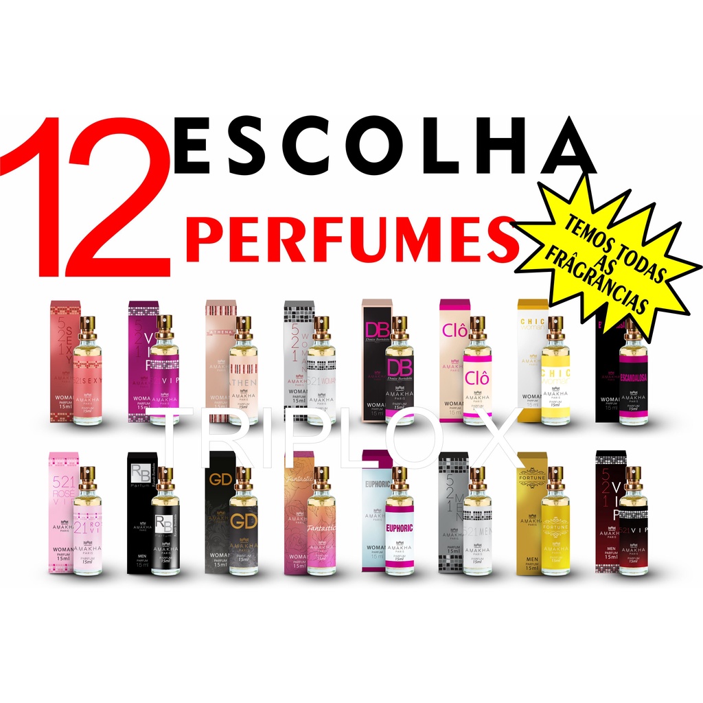 Kit Amakha Paris Perfumes De Ml Cada Shopee Brasil