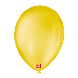 Bexiga Balão Liso N9 Amarelo Sol C 50 Unidades São Roque Shopee Brasil