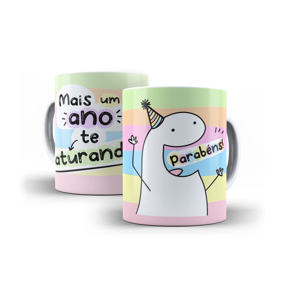 Caneca Xícara Personalizada Flork Sincero Frases Engraçadas Meme