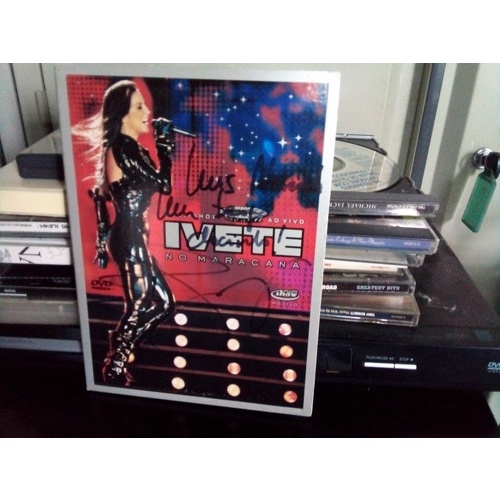 Dvd Ivete Sangalo Ao Vivo No Maracan Autografado Shopee Brasil