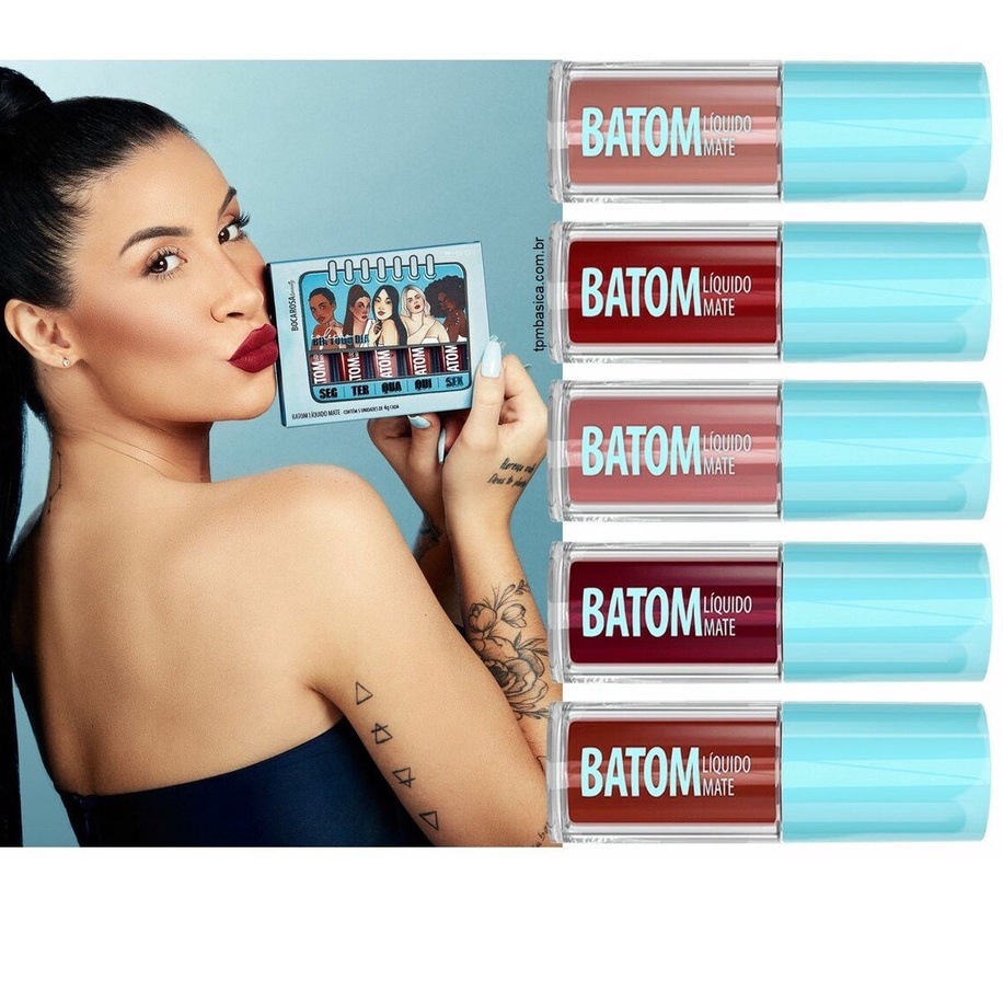 Batom Líquido Matte Boca Rosa Shopee Brasil