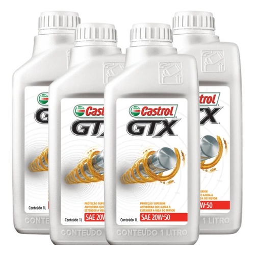 Kit Leo Lubrificante Castrol W Gtx Antiborra Api Sl Shopee Brasil