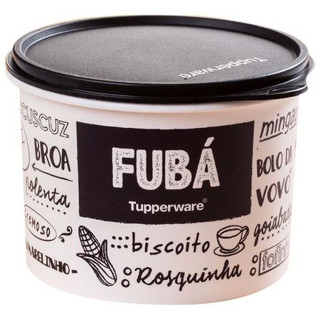 Caixa Fubá 1kg Armazenagem Linha PB Tupperware Shopee Brasil