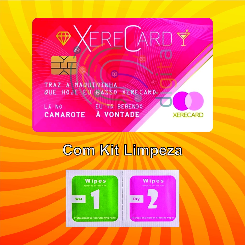 Adesivo Para Cartão de Crédito E Debito Skin Pelicula Xere Card Rosa