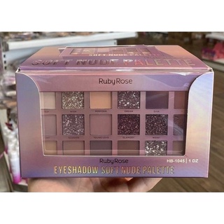 Paleta De Sombras Soft Nude Ruby Rose Shopee Brasil