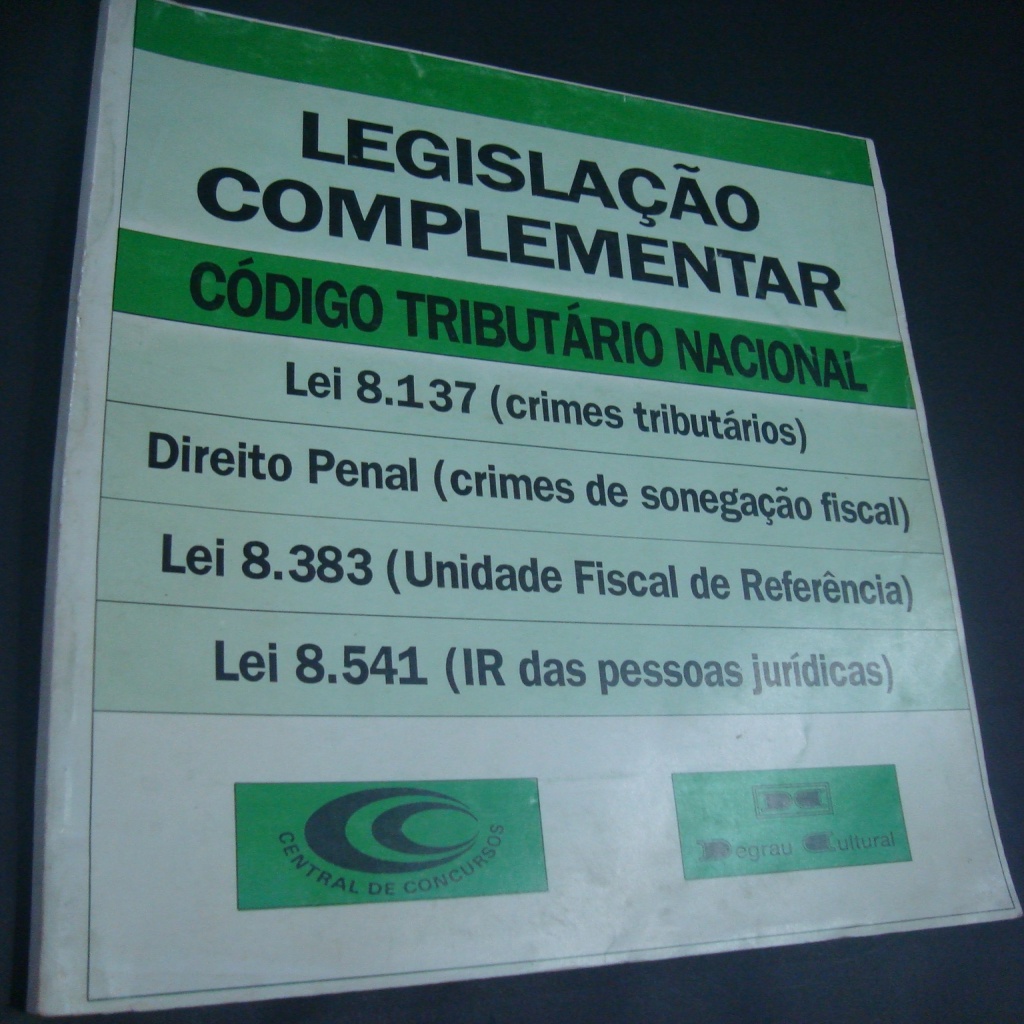 Legisla O Complementar C Digo Tribut Rio Nacional Autor Central De