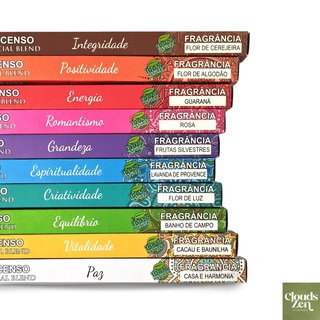 Kit 80 Incensos Incenso Hindus Special Blend MANDALAS 10 Caixas C 8