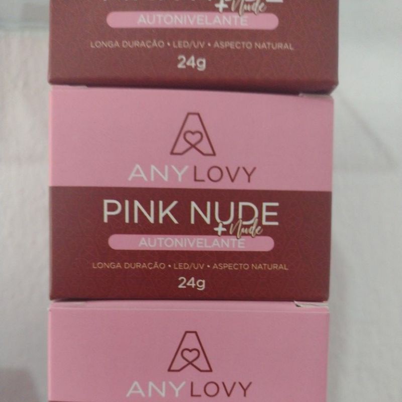 Gel Pink Nude Nude Autonivelante G Any Lovy Nails Shopee Brasil