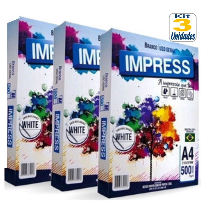 Papel Sufite A Folhas Impress Kit Pacotes Shopee Brasil