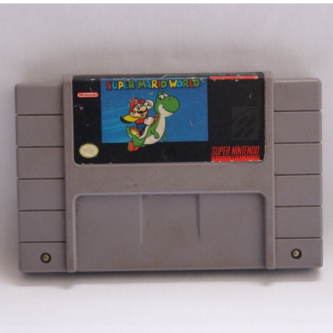 Jogo Super Nintendo Super Mario World Label Original Playtronic