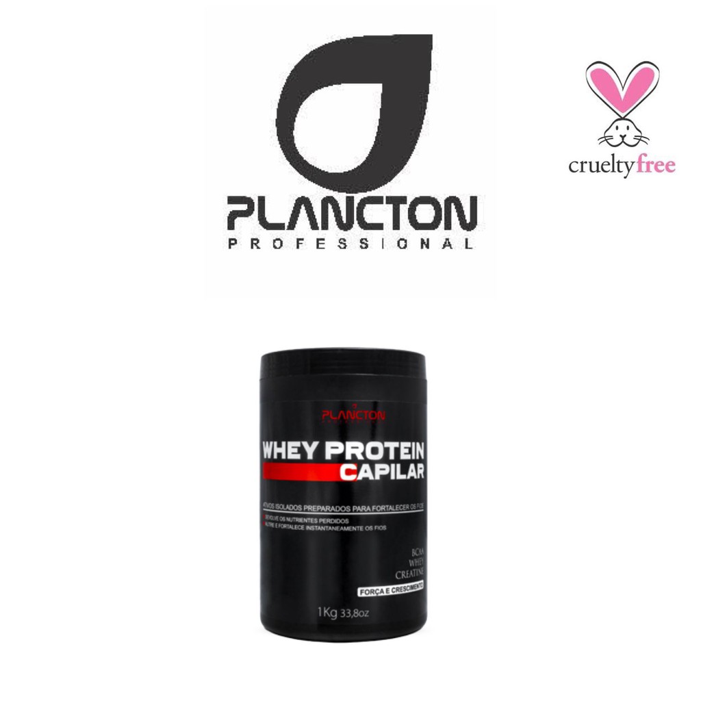 Whey Protein Máscara de tratamento Plancton 1KG Shopee Brasil