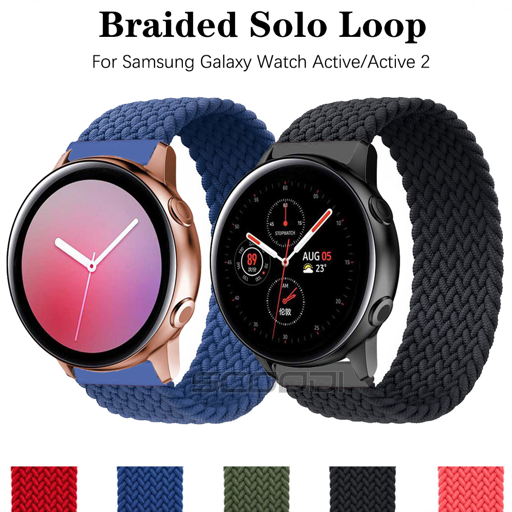 Solo Pulseira De Nylon Elástica Para Relógio Samsung Galaxy Watch